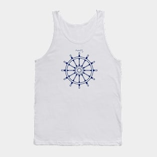 Boat rudder for yacht Tank Top